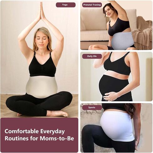 Diravo 3 Pack Womens Maternity Belly Band for Pregnancy Shirts Extenders Pregnancy Support Seamless Belly Belt Bands in Saudi Arabia