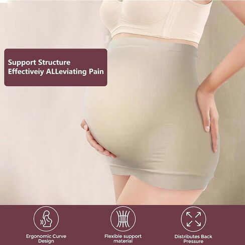 Diravo 3 Pack Womens Maternity Belly Band for Pregnancy Shirts Extenders Pregnancy Support Seamless Belly Belt Bands in Saudi Arabia
