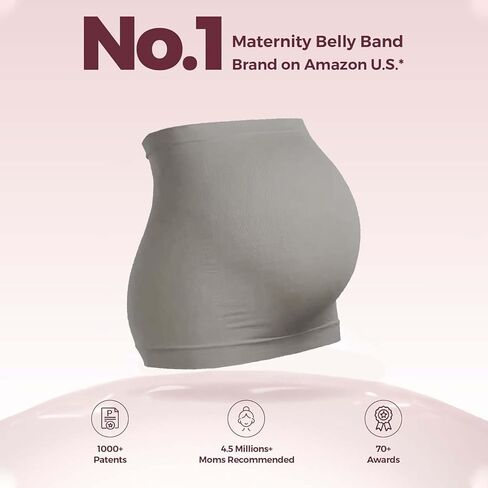 Diravo 3 Pack Womens Maternity Belly Band for Pregnancy Shirts Extenders Pregnancy Support Seamless Belly Belt Bands in Saudi Arabia