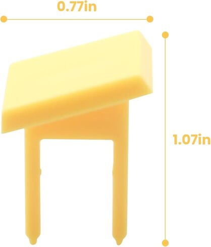 22256, 815863 Square Safety Switch Keys - 4 Pcs | for Sears Craftsman Table Saw, Sander, Band Saw,Suitable for Replacement Yellow Square Power Switch Safety Keys Parts in Saudi Arabia