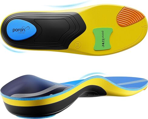 Professional Heavy Duty Support Pain Relief Orthotics - Over 230+ lbs Plantar Fasciitis Medium Arch Support Insoles for Women and Men, Flat Feet Orthotic Insert, Work Boot Shoe Insole in Saudi Arabia