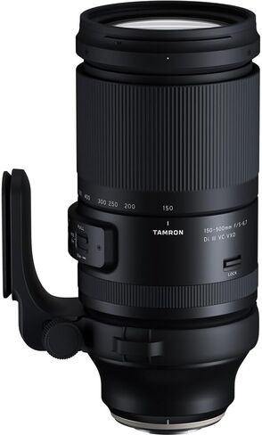 Tamron 150-500mm F5-6.7 Di III VC VXD Telephoto Zoom Lens for Fujifilm X-Mount Mirrorless Cameras, Image Stabilization, Wildlife Photography + 64GB Memory Card + Lens Filter Kit + Monopod(14pc Bundle) in Saudi Arabia
