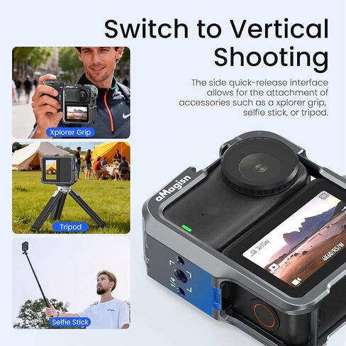 Protective Frame for DJI Osmo Nano,Rabbit Cage Metal Frame Bracket Accessories Metal Rabbit Cage for DJI Osmo Nano in Kuwait