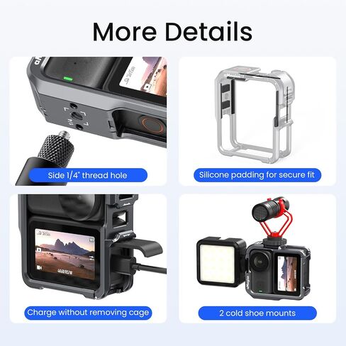Protective Frame for DJI Osmo Nano,Rabbit Cage Metal Frame Bracket Accessories Metal Rabbit Cage for DJI Osmo Nano in Kuwait