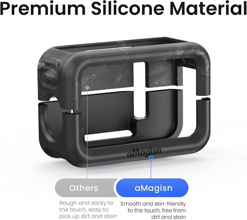 Vision Dock Silicone Wrist Case for DJI Osmo Nano, Real-Time View Screen Protector, Adjustable Hands-Free Wrist Strap for Cycling Hiking Fitness Recording in Kuwait