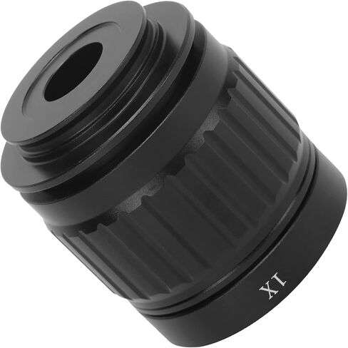 Microscope Camera Adapter Trinocular Stereo Microscope Tube 1X 38mm C Mount Lens Adapter for SM Series T490 Series Microscopes Alloy Glass Durable in Saudi Arabia