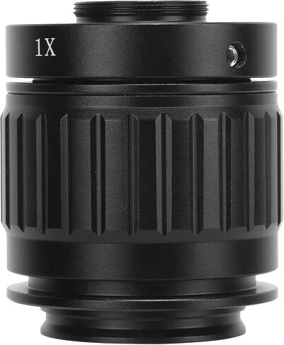 Microscope Camera Adapter Trinocular Stereo Microscope Tube 1X 38mm C Mount Lens Adapter for SM Series T490 Series Microscopes Alloy Glass Durable in Saudi Arabia