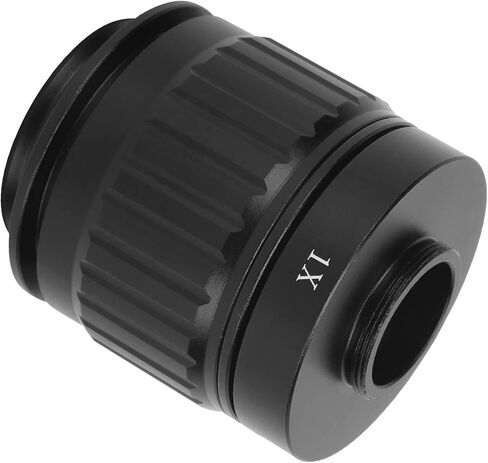 Microscope Camera Adapter Trinocular Stereo Microscope Tube 1X 38mm C Mount Lens Adapter for SM Series T490 Series Microscopes Alloy Glass Durable in Saudi Arabia