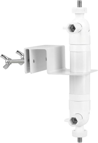 Universal Gutter Mount for Security Cameras, Outdoor Adjustable Camera Mounting Bracket, Fits Ring/Nest/Arlo, Heavy-Duty Aluminum, Easy Install, No Drilling Required, for Home Surveillance in Saudi Arabia