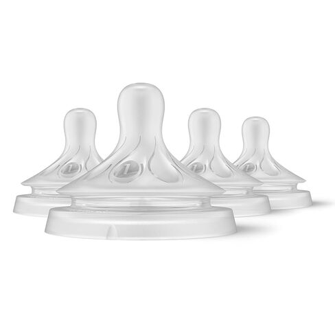 Philips Avent Natural Response Nipples, Fast Flow (Flow 4), 4-Pack, SCY964/04 in Saudi Arabia