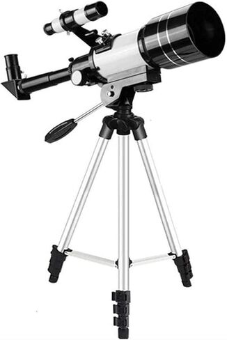 Portable Refractor Telescope with 70mm Aperture, 400mm Mount, and Tripod for Kids and Beginners (Color: Package A, Package B, Package D) in Saudi Arabia