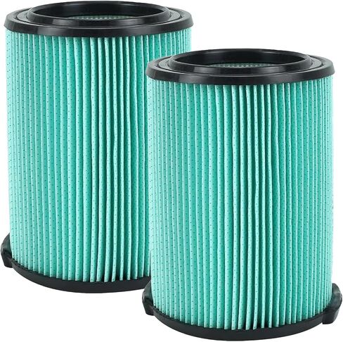 2 Pack VF6000 Filter Compatible with Shopvac 5-20 Gallon Vacuums | Fit for WD5500 WD0671 WD6425 WD7000 WD1280 WD1851 WD1680 WD1956 RV2400A 1400RV RV2600B in Kuwait
