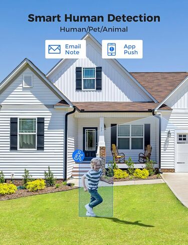 Hiseeu 5MP PTZ Wireless Security Camera Outdoor, Compatible NVR System in Kuwait