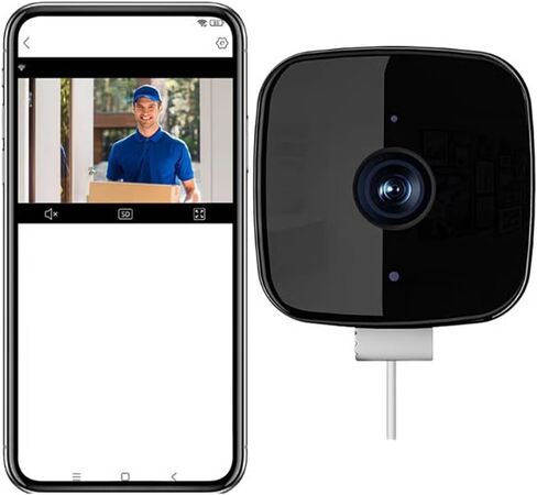 SakerPlus Cameras for Home Security Smart 2k Window Security Camera, 2K Window Camera with Night Vision, No-Drill Window Mount for Home, Entryway, Yard, Driveway in Saudi Arabia