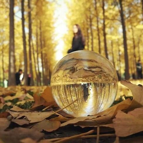 Optical Glass Reflective Spheres, K9 Crystal Sphere, Decor Photography Juggling Ball, Clear Contact, No Stand (100mm) in Kuwait