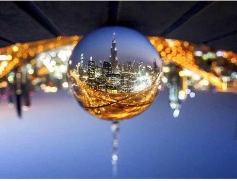 Optical Glass Reflective Spheres, K9 Crystal Sphere, Decor Photography Juggling Ball, Clear Contact, No Stand (100mm) in Kuwait