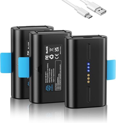 anegine Extra Outdoor Camera Battery Pack 8000mAh with USB-C Charging Cable for SimpliSafe Wireless Outdoor Security Cameras (3-Pack) in Kuwait