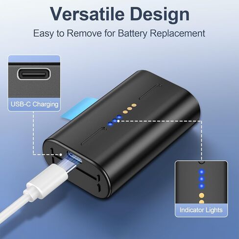 anegine Extra Outdoor Camera Battery Pack 8000mAh with USB-C Charging Cable for SimpliSafe Wireless Outdoor Security Cameras (3-Pack) in Kuwait