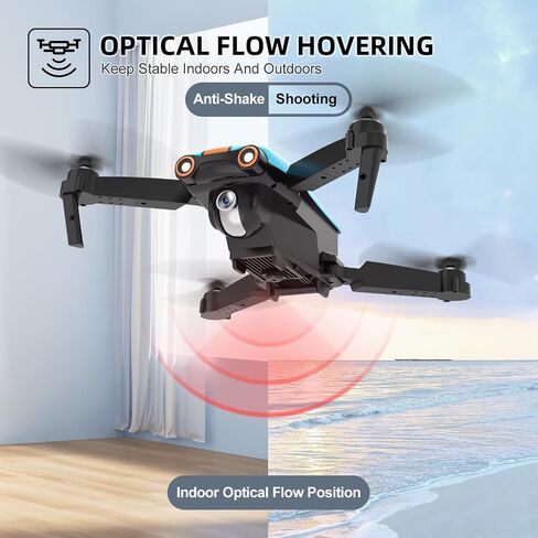 Drone with Camera for Adults, Foldable 2.4GHz FPV Drone for Beginner and Adults,26 Mins Flight Time, RC Quadcopter Toys Gift, Altitude Hold, 2 Batteries in Kuwait