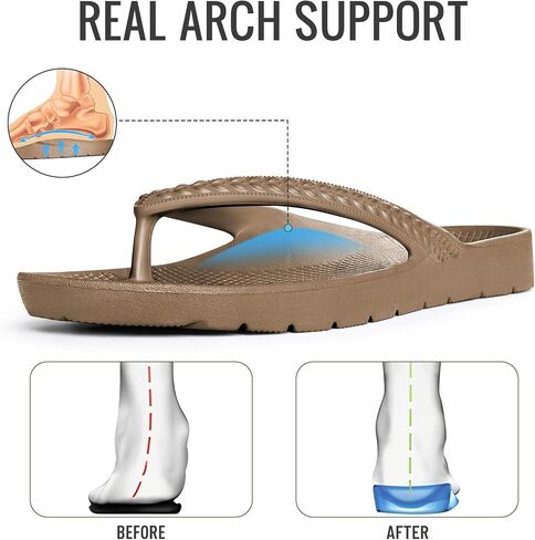 KIDMI Arch Support Flip Flops for Womens Comfortable Orthopedic Sandals in Kuwait