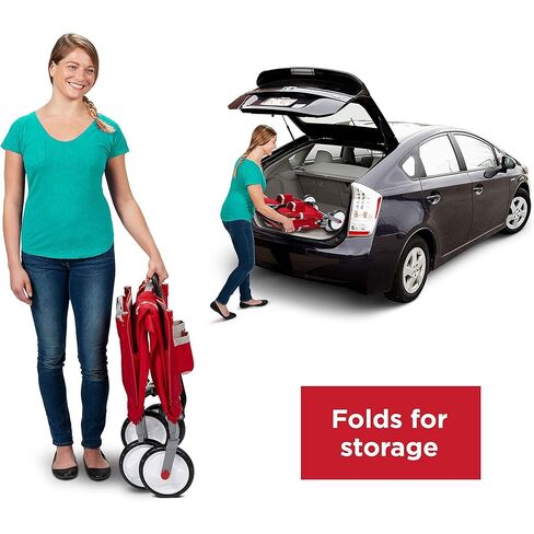 Radio Flyer 3-in-1 EZ Fold Wagon with Canopy, for Kids 1.5+, UV Shade in Saudi Arabia