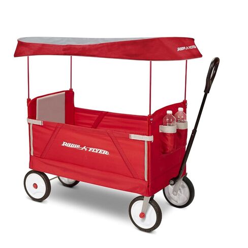 Radio Flyer 3-in-1 EZ Fold Wagon with Canopy, for Kids 1.5+, UV Shade in Saudi Arabia