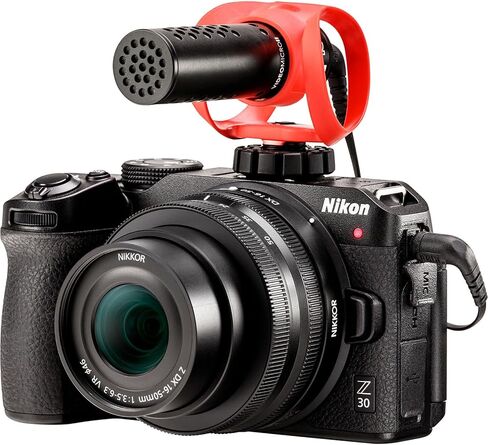 Nikon Z30 Mirrorless Creator Kit Camera 20.9MP for Vlogging YouTube Travel Streaming with 4K Video and Flip Screen (13602) + FTZ II Adapter + 64GB Card + More Accessories (14pc Bundle) in Saudi Arabia