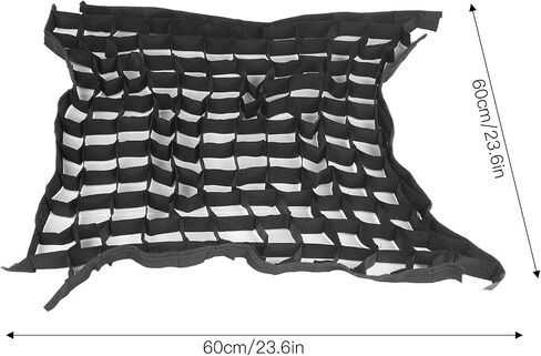 Honeycomb Eggcrate Soft Grid, 60x60cm Foldable Softbox Cellular Grid Mesh for Photography Studio Accessories in Saudi Arabia