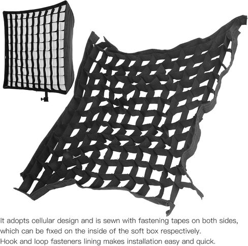 Honeycomb Eggcrate Soft Grid, 60x60cm Foldable Softbox Cellular Grid Mesh for Photography Studio Accessories in Saudi Arabia