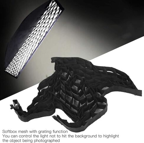 Honeycomb Eggcrate Soft Grid, 60x60cm Foldable Softbox Cellular Grid Mesh for Photography Studio Accessories in Saudi Arabia