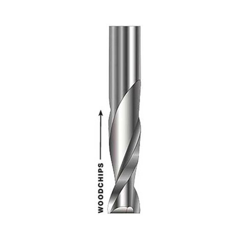 7496 HSS 3/8 Inch Spiral Upcut Router Bits 1-1/4 Inch CL x 1/2 Inch Shank | MLCS in Saudi Arabia