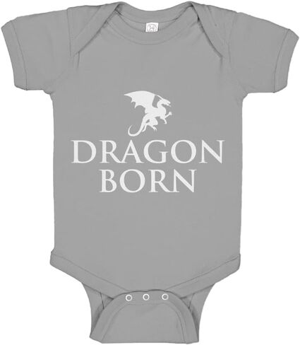 Indica Plateau Baby Romper Dragonborn 100% Cotton Infant Bodysuit in Saudi Arabia