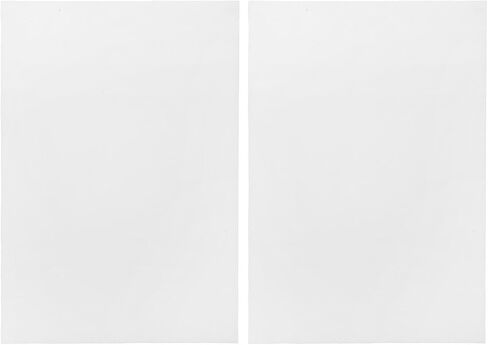 Outanaya 2pcs Acrylic Lamp Shade Diffuser for LED Lights, Rectangle White Acrylic Light Diffuser Sheet with Balanced Lighting and Heat Resistant Features, Replacement Cover for Office in Saudi Arabia