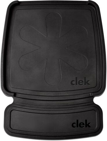 Clek Mat-Thingy Car Seat Protector Featuring LATCH-Compatible Design with Anti-Spill and Compression Damage Protection, Black in Saudi Arabia