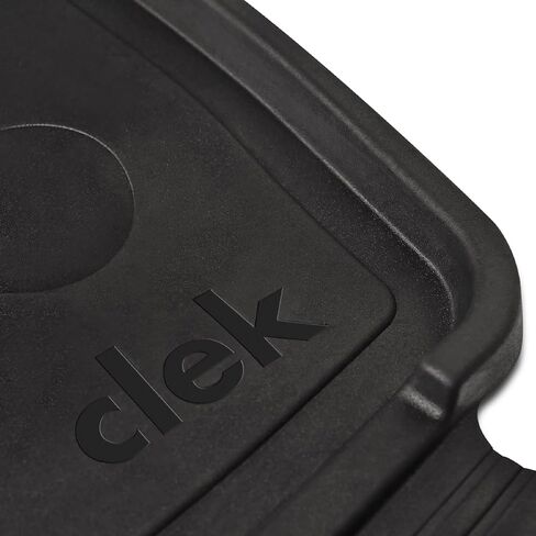 Clek Mat-Thingy Car Seat Protector Featuring LATCH-Compatible Design with Anti-Spill and Compression Damage Protection, Black in Saudi Arabia