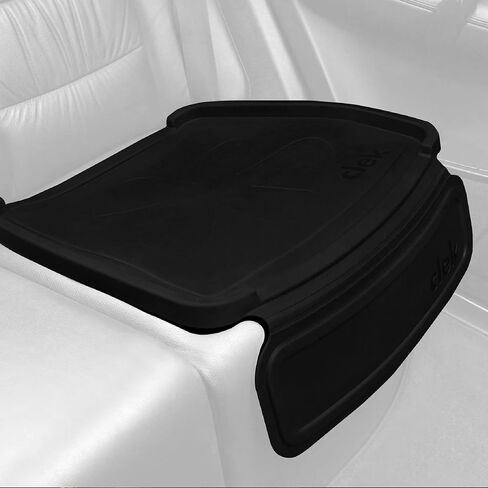Clek Mat-Thingy Car Seat Protector Featuring LATCH-Compatible Design with Anti-Spill and Compression Damage Protection, Black in Saudi Arabia