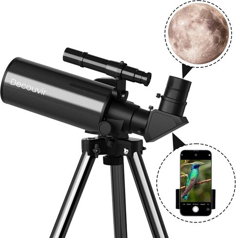 Maksutov-Cassegrain Telescopes for Adults Astronomy, 70mm Aperture Catadioptric Compound Telescope, Compact Portable Travel Telescope, w. Pro Tripod & Phone Adapter in Saudi Arabia