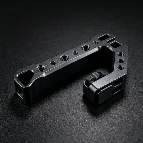 DSLR Camera Top Handle with Three Cold Shoe Mounts Aluminum Alloy Grip for LED Light Microphone Ergonomic Handle in Kuwait