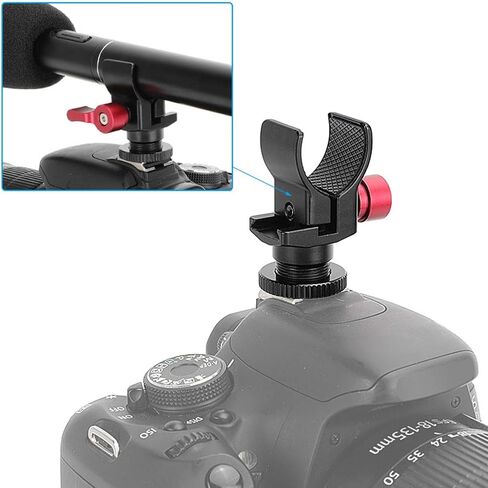Hot Shoe Holder Mic Portable Compact Easy to Install in Saudi Arabia