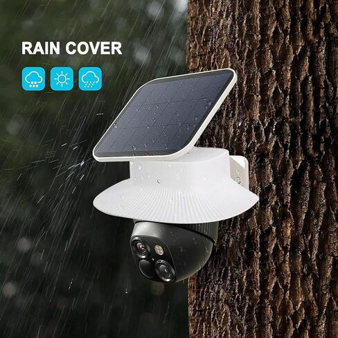 Sun Rain Shade Cover Shield for eufy Security SoloCam S340 Camera, UV-Resistant, Waterproof, Protective Housing – Durable ABS, Easy Installation in Kuwait