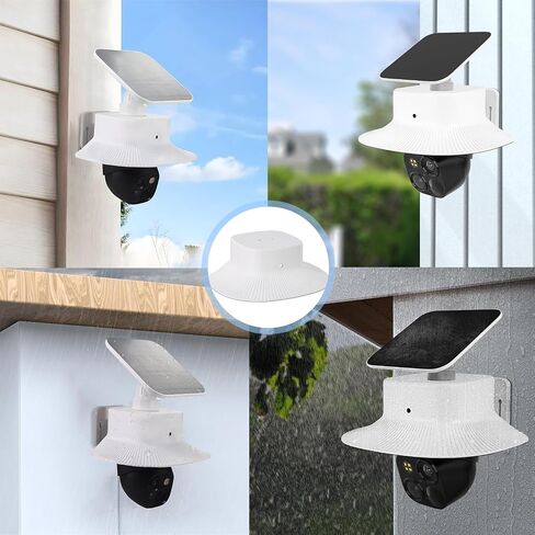 Sun Rain Shade Cover Shield for eufy Security SoloCam S340 Camera, UV-Resistant, Waterproof, Protective Housing – Durable ABS, Easy Installation in Kuwait