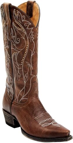 Women's Women'S Sweet Tea Western Boot Snip Toe Brown 7 1/2 M US in Saudi Arabia