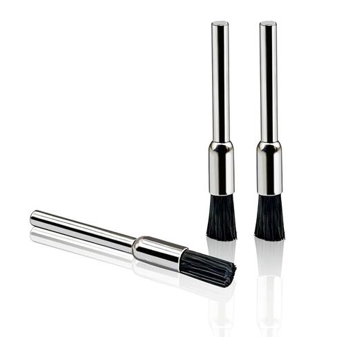 405-02 mini Nylon Bristle Brush for Dremel Brushes | Pen Brush End Brush for Drill, 1/8" Shank Diameter Mini Rotary Tool Accessory（3PCS) in Saudi Arabia