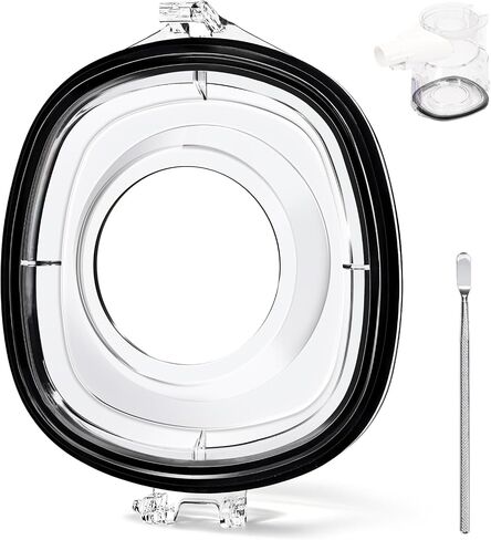 A10 Dust Bin Lid Compatible with Tineco Vacuum Canister Dustbin Replacement | Fit for A10 / A10 Hero vacuum cleaner, Come with Sealing Ring & Pry bar, Perfect Match, Easy to install, Durable, Clear in Saudi Arabia