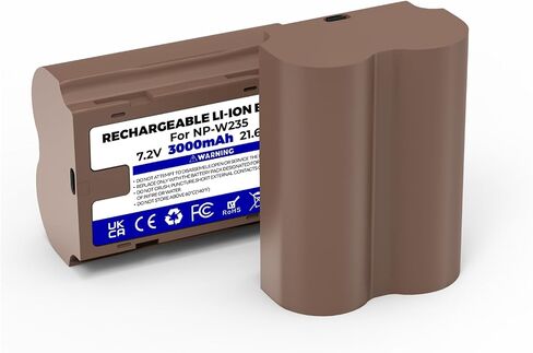 2Pack 2026 Upgrade NP-W235 3000mAh Battery, Replacement Battery with USB-C Fast Charging Port Compatible with Fujifilm X-T5, X-T4, VG-XT4, X-H2S, X-H2, GFX50S II, GFX100S, GFX100II Camera in Kuwait