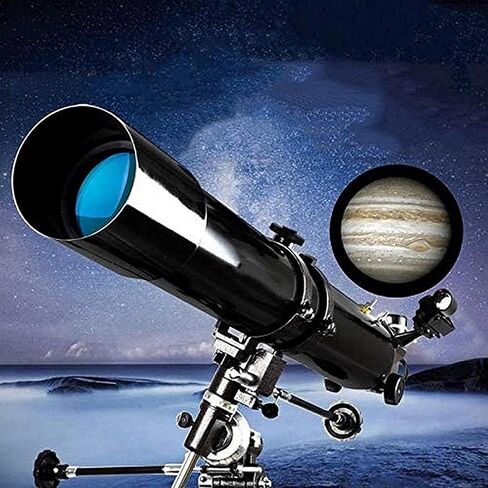 Portable 90° Erecting Prism Telescope for Beginners, 80mm Aperture, 900mm Focal Length Refractor Telescope with Tripod (Package 6) in Saudi Arabia