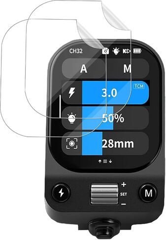 عبوتان من واقي الشاشة NEEWER QZ-C Flash Trigger، طبقة ناعمة مقاومة للخدش ومضادة للانفجار، HD خالية من الفقاعات in Kuwait