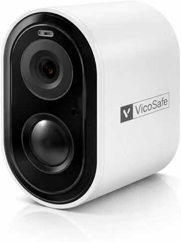 VicoHome Outdoor Security Camera Wireless X84, Full HD WiFi Camera, Night Vision, AI Motion Detection, Two-Way Talk, Weather-Resistant IP65, Cloud & SD Storage, Strong Battery up to 6 Months in Kuwait