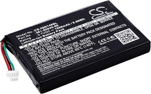 Replacement Battery for GDL-39 Nuvi 1490TV GDL 39 Nuvi 2585TV Compatible with 361-00045-20 361-00045-00(1800mAh) in Kuwait