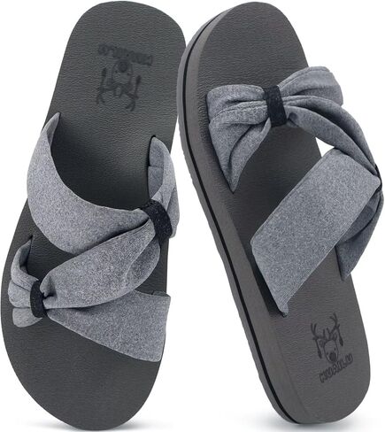 KuaiLu Womens Sandals Grey Size 8.5 in Saudi Arabia